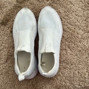 white shoes worn a few times
